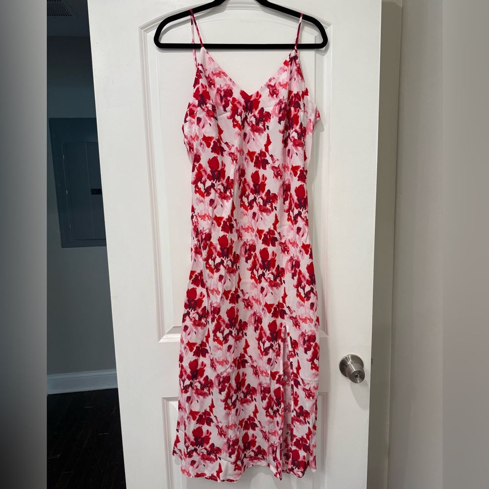 NWOT | A New Day | Floral Midi Dress with Slit